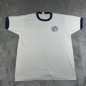 Vintage Los Angeles Athletic Club Ringer Shirt Mens XL LAAC 80s Screen Stars USA